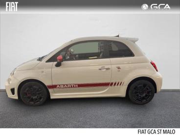 SPOTICAR Abarth 595 500 1.4 Turbo T-jet 145ch 595 Occasion - Citadine Essence Pastel Extra Blanc Gara (racing) - Saint-malo - 1203577407_3
