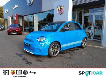 SPOTICAR Abarth 595 500 E 155ch Scorpionissima 4cv Occasion - Citadine Electrique Bleu Poison - Plerin - 1203586087_1