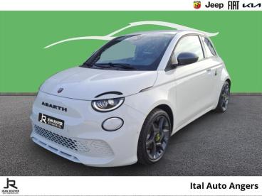 SPOTICAR Abarth 595 500 E 155ch 42kwh Pack 4cv (coup De Pouce 3 440 € Dedu Occasion - Citadine Electrique Blanc Antidote - Angers Cedex 01 - 1203589979_1