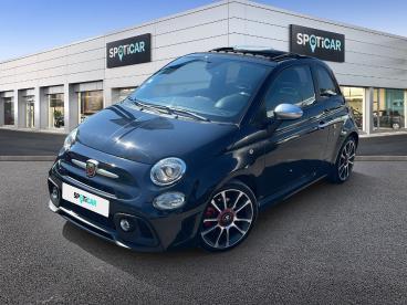 SPOTICAR Abarth 595 500 1.4 Turbo T-jet 165ch 595 Turismo My17 Occasion - Citadine Essence Métallisé Noir Scorpione - Marseille - 1203608217_1