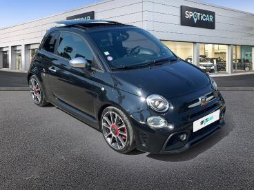 SPOTICAR Abarth 595 500 1.4 Turbo T-jet 165ch 595 Turismo My17 Occasion - Citadine Essence Métallisé Noir Scorpione - Marseille - 1203608217_3
