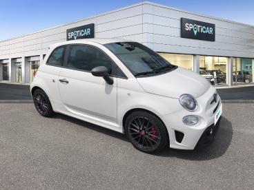 SPOTICAR Abarth 595 500 1.4 Turbo T-jet 180ch 695 My23 Occasion - Citadine Essence Pastel Extra Blanc Gara (racing) - Laval - 1203626684_3