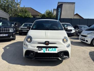 SPOTICAR Abarth 595 500 1.4 Turbo T-jet 180ch 695 My23 Occasion - Citadine Essence Pastel Extra Blanc Gara (racing) - St Maur Des Fosses - 1203643815_1