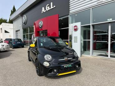 SPOTICAR Abarth 595 500 1.4 Turbo T-jet 160ch 595 Pista Occasion - Citadine Essence Métallisé Noir Scorpione - Salon De Provence Cedex - 1203711159_1