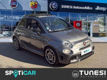 SPOTICAR Abarth 595 500 1.4 Turbo T-jet 145ch  595 Occasion - Citadine Essence Métallisé Gris Record - Bourgoin-jallieu - 1203726987_3