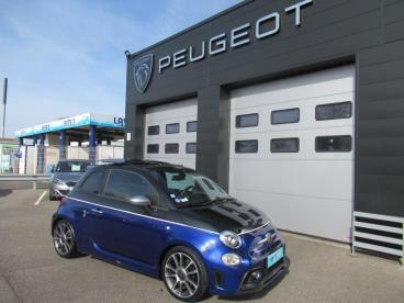 SPOTICAR Abarth 595 500 1.4 Turbo T-jet 165ch 595 Turismo Bva Occasion - Citadine Essence Col. Ex.série Noir Scorpion/bleu Podio - Breuillet - 1203733148_1