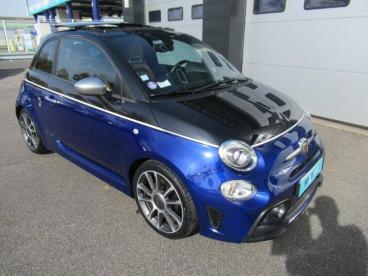 SPOTICAR Abarth 595 500 1.4 Turbo T-jet 165ch 595 Turismo Bva Occasion - Citadine Essence Col. Ex.série Noir Scorpion/bleu Podio - Breuillet - 1203733148_2