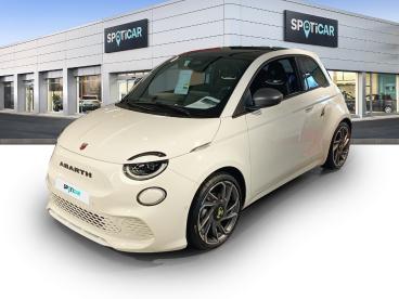 SPOTICAR Abarth 595 500 E 155ch 42kwh Turismo 4cv Occasion - Citadine Electrique Blanc Antidote - Bieville Beuville - 1203759110_1