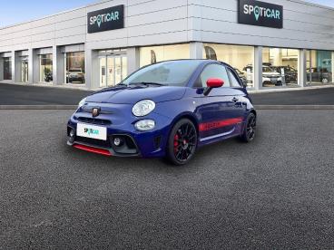 SPOTICAR Abarth 595 500 1.4 Turbo T-jet 180ch 695 70 Anniversario Occasion - Citadine Essence Col. Métallisé Bleu Podio - Brest - 1203764648_1