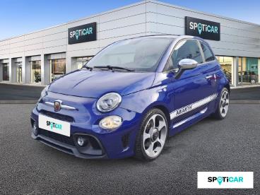 SPOTICAR Abarth 595 500 1.4 Turbo T-jet 145ch 595 Gps/toit Ouvrant Occasion - Citadine Essence Col. Métallisé Bleu Podio - Chambray Les Tours - 1203975031_1