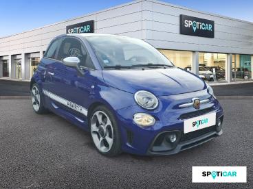 SPOTICAR Abarth 595 500 1.4 Turbo T-jet 145ch 595 Gps/toit Ouvrant Occasion - Citadine Essence Col. Métallisé Bleu Podio - Chambray Les Tours - 1203975031_3
