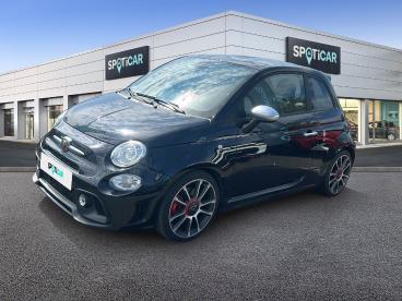 SPOTICAR Abarth 595 500 1.4 Turbo T-jet 165ch 595 Turismo My19 Bva Occasion - Citadine Essence Métallisé Noir Scorpione - Compiegne - 1204019498_1