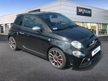 SPOTICAR Abarth 595 500 1.4 Turbo T-jet 165ch 595 Turismo My19 Bva Occasion - Citadine Essence Métallisé Noir Scorpione - Compiegne - 1204019498_3