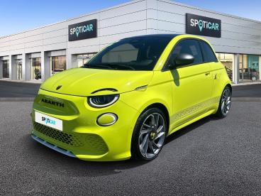 SPOTICAR Abarth 595 500 E 155ch 42kwh Scorpionissima 4cv Occasion - Citadine Electrique Vert Acide - Reims - 1204030015_1