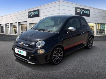 SPOTICAR Abarth 595 500 1.4 Turbo T-jet 165ch 595 Turismo My21 Occasion - Citadine Essence Métallisé Noir Scorpione - Ales - 1204061427_1