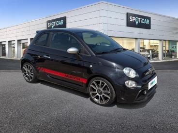 SPOTICAR Abarth 595 500 1.4 Turbo T-jet 165ch 595 Turismo My21 Occasion - Citadine Essence Métallisé Noir Scorpione - Ales - 1204061427_3