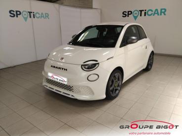 SPOTICAR Abarth 595 500 E 155ch 42kwh Pack 4cv Occasion - Citadine Electrique Blanc Antidote - La chaussee saint victor - 1204092709_1