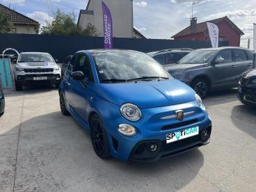 SPOTICAR Abarth 595 500 1.4 Turbo T-jet 165ch 595 Turismo My19 Occasion - Citadine Essence Col. Métallisé Bleu Podio - St Maur Des Fosses - 1204206824_2