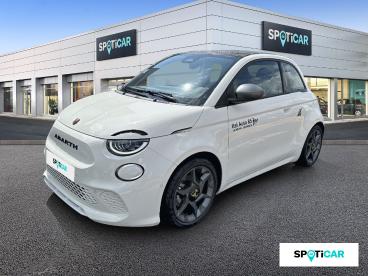 SPOTICAR Abarth 595 500 C E 155ch Pack 4cv Occasion - Citadine Electrique Blanc Antidote - Le Chateau-dolonne - 1203450464_1