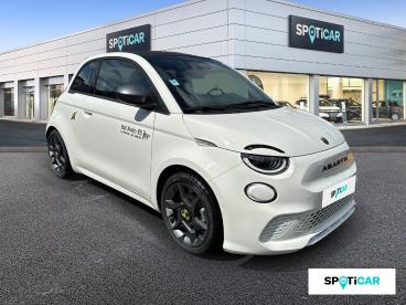 SPOTICAR Abarth 595 500 C E 155ch Pack 4cv Occasion - Citadine Electrique Blanc Antidote - Le Chateau-dolonne - 1203450464_3