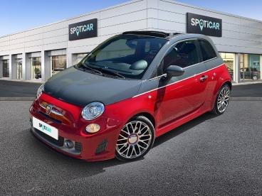 SPOTICAR Abarth 595 500 C 1.4 Turbo T-jet 160ch 595 Turismo Occasion - Citadine Essence Col. Ex.-série Gris Piste/rouge Officina - Marseille - 1203595135_1