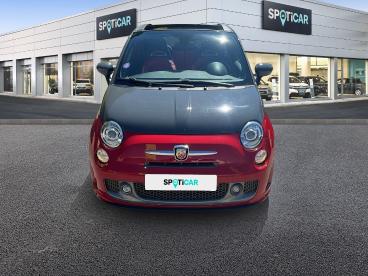 SPOTICAR Abarth 595 500 C 1.4 Turbo T-jet 160ch 595 Turismo Occasion - Citadine Essence Col. Ex.-série Gris Piste/rouge Officina - Marseille - 1203595135_2