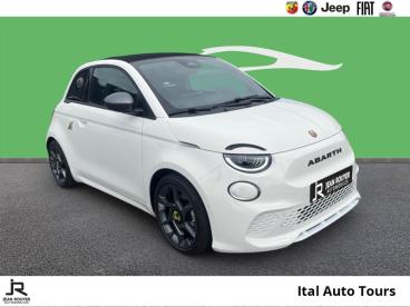 SPOTICAR Abarth 595 500 C E Cabriolet 155ch 42kwh Pack 4cv Occasion - Citadine Electrique Blanc Antidote - Chambray Les Tours - 1203598081_3