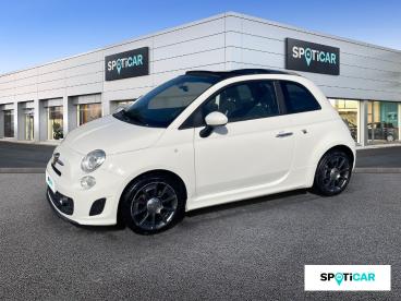 SPOTICAR Abarth 595 500 C 1.4 Turbo T-jet 140ch 595 Occasion - Citadine Essence Pastel Extra Blanc Gara (racing) - Champniers - 1203711007_1