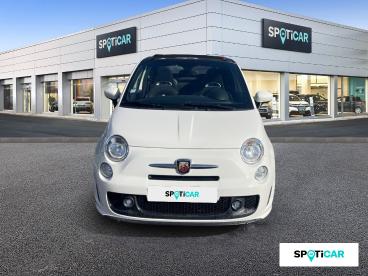 SPOTICAR Abarth 595 500 C 1.4 Turbo T-jet 140ch 595 Occasion - Citadine Essence Pastel Extra Blanc Gara (racing) - Champniers - 1203711007_2