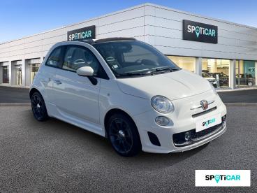 SPOTICAR Abarth 595 500 C 1.4 Turbo T-jet 140ch 595 Occasion - Citadine Essence Pastel Extra Blanc Gara (racing) - Champniers - 1203711007_3