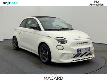 SPOTICAR Abarth 595 500 C E 155ch Pack 4cv Occasion - Citadine Electrique Blanc Antidote - Montauban - 1203724988_4