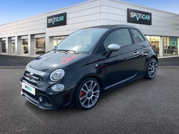 SPOTICAR Abarth 595 500 C 1.4 Turbo T-jet 165ch 595 Turismo My17 Bva Occasion - Citadine Essence Métallisé Noir Scorpione - Charleville Mezieres - 1203814476_1