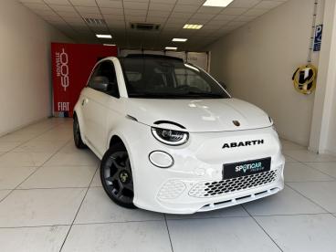 SPOTICAR Abarth 595 500 C E 155ch Pack 4cv Occasion - Citadine Electrique Blanc Antidote - Vert Saint Denis - 1203847046_1
