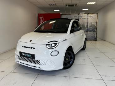 SPOTICAR Abarth 595 500 C E 155ch Pack 4cv Occasion - Citadine Electrique Blanc Antidote - Vert Saint Denis - 1203847046_5