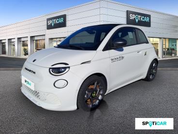 SPOTICAR Abarth 595 500 C E 155ch 42kwh Pack 4cv Occasion - Citadine Electrique Blanc Antidote - Le Chateau-dolonne - 1203924903_1
