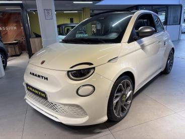 SPOTICAR Abarth 595 500 C E 155ch 42kwh Turismo 4cv Occasion - Citadine Electrique Blanc Antidote - Levallois Perret - 1204011773_1