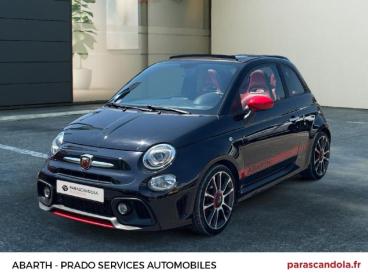 SPOTICAR Abarth 595 500 C 1.4 Turbo T-jet 165ch 595 Turismo My19 Bva Occasion - Citadine Essence Métallisé Noir Scorpione - Marseille - 1204101948_1