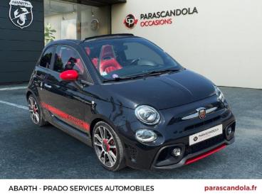 SPOTICAR Abarth 595 500 C 1.4 Turbo T-jet 165ch 595 Turismo My19 Bva Occasion - Citadine Essence Métallisé Noir Scorpione - Marseille - 1204101948_3