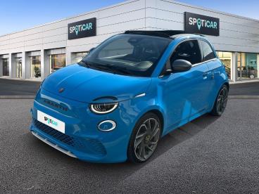 SPOTICAR Abarth 595 500 C 500e Cabriolet 155 Ch Turismo Occasion - Citadine Electrique Bleu Poison - Villefranche sur saone - 1204183243_1