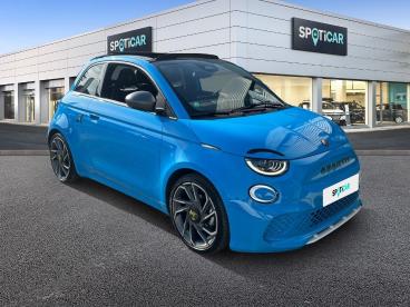 SPOTICAR Abarth 595 500 C 500e Cabriolet 155 Ch Turismo Occasion - Citadine Electrique Bleu Poison - Villefranche sur saone - 1204183243_3
