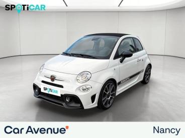 SPOTICAR Abarth 595 500c 595c 1.4 Turbo 16v T-jet 165 Ch Bva5 Turismo Occasion - Citadine Essence Pastel Extra Blanc Gara (racing) - Ludres - 1204148339_1