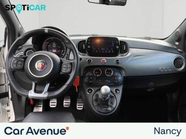 SPOTICAR Abarth 595 500c 595c 1.4 Turbo 16v T-jet 165 Ch Bva5 Turismo Occasion - Citadine Essence Pastel Extra Blanc Gara (racing) - Ludres - 1204148339_3