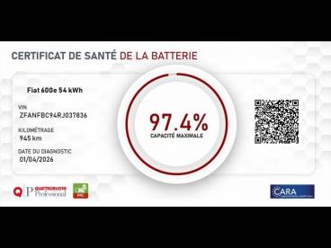 SPOTICAR Abarth 600e Turismo Occasion - Berline Electrique Vert Acide - Metz - 1203992278_4