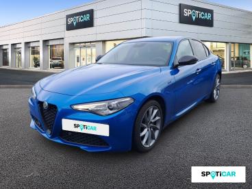 ALFA ROMEO CERTIFIED Alfa Romeo Giulia 2.2 Jtd 160ch Sprint At8 My20 occasion certifiée - Berline Diesel Bleu Misano Métallisée - Mouilleron Le Captif - 3450568_1