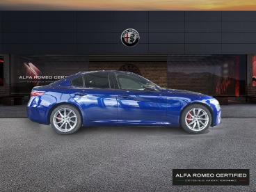 ALFA ROMEO CERTIFIED Alfa Romeo Giulia 2.2 Jtd 160ch Sprint At8 My20 occasion certifiée - Berline Diesel Bleu Adriatico - Amilly - 3457837_4