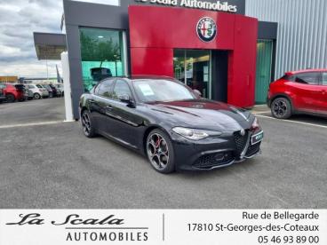 ALFA ROMEO CERTIFIED Alfa Romeo Giulia 2.2 Jtd 190ch Sprint At8 My22 occasion certifiée - Berline Diesel Noir Vulcano Métallisée - Saint-georges-des-coteaux - 3500613_2