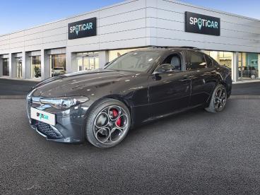 ALFA ROMEO CERTIFIED Alfa Romeo Giulia 2.2 Diesel 210ch Veloce Q4 At8 occasion certifiée - Berline Diesel Noir Vulcano Métallisée - Annemasse - 3645584_1