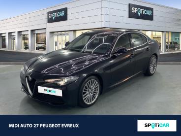SPOTICAR Alfa Romeo Giulia 2.2 Jtd 180ch Lusso At8 Occasion - Berline Diesel Noir Vulcano Métallisée - Normanville - 1203730983_1