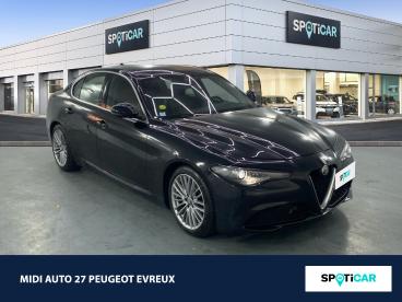SPOTICAR Alfa Romeo Giulia 2.2 Jtd 180ch Lusso At8 Occasion - Berline Diesel Noir Vulcano Métallisée - Normanville - 1203730983_3