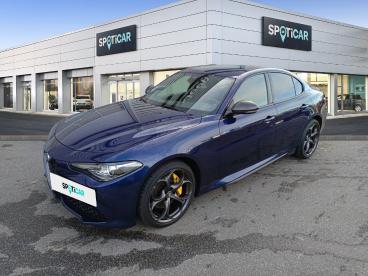 SPOTICAR Alfa Romeo Giulia 2.2 Jtd 210ch Veloce Ti Q4 At8 My19 Occasion - Berline Diesel Bleu Montecarlo - Laval - 1203775380_1